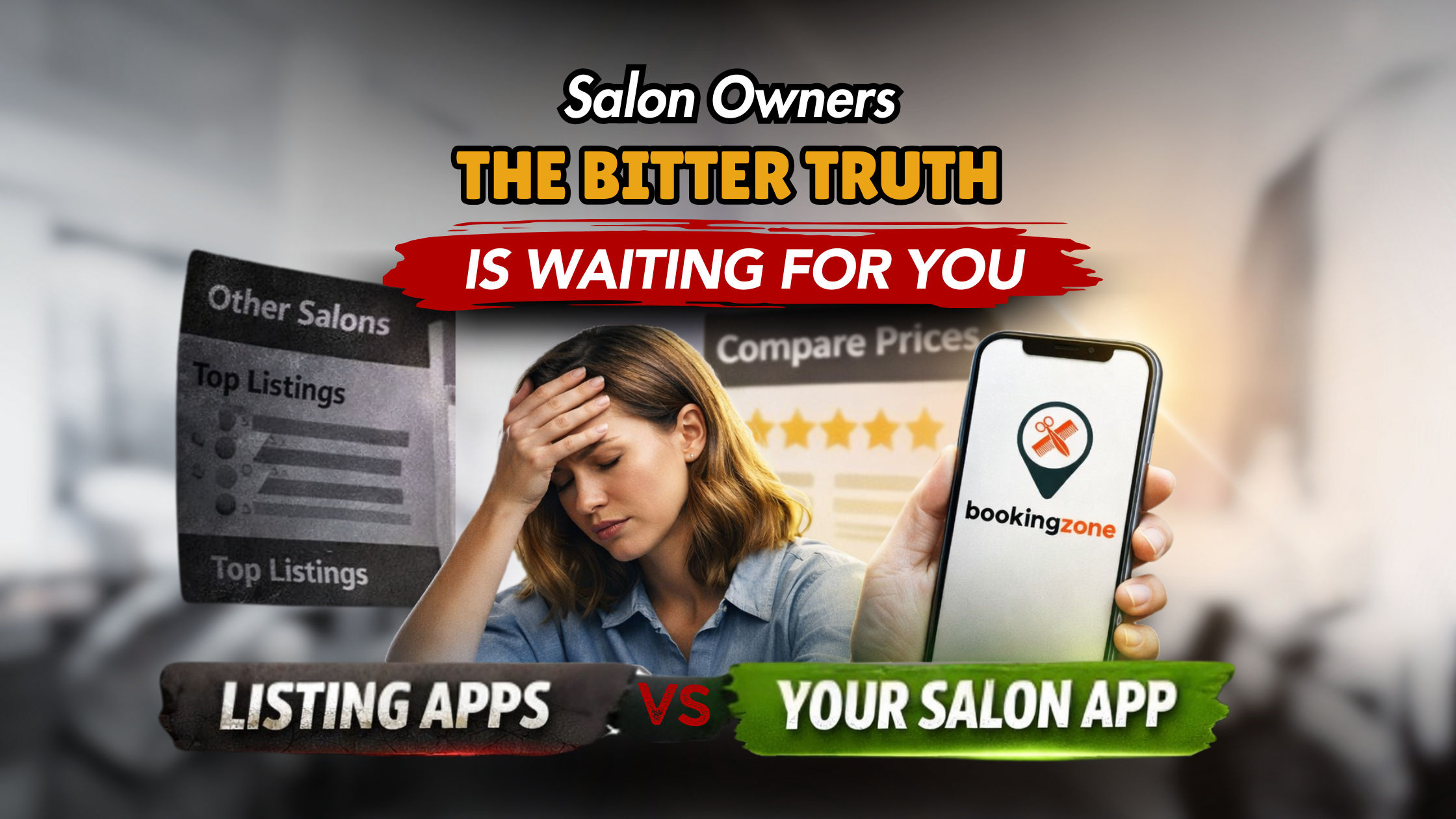 Salon Listing App VS BookingZone Mobile App