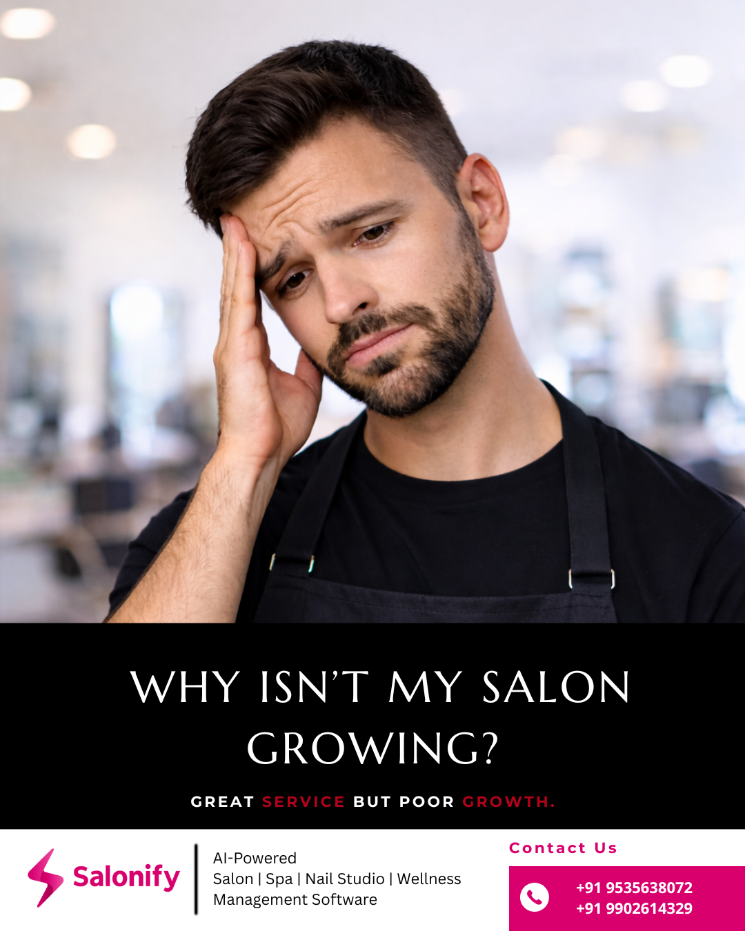 Salon Owner is Struggling to manage