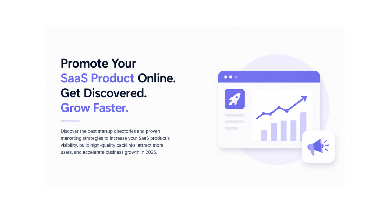 The Ultimate Guide to Promoting Your SaaS Product Online: Top Startup Directories for Maximum Visibility 1 Promote Your SaaS Product Online